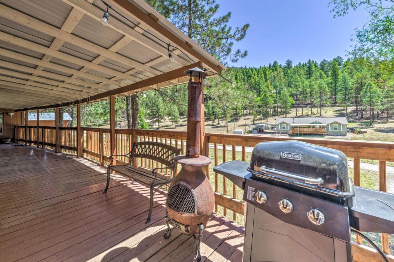 Quiet Cloudcroft Cabin With Porch And Gas Grill! Eksteriør billede